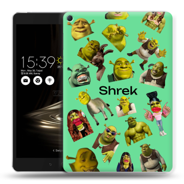 Силиконовый чехол на Asus ZenPad 3S 10 LTE с принтом Шрек Shrek Силиконовый чехол на Asus ZenPad 3S 10 LTE с принтом Шрек Shrek