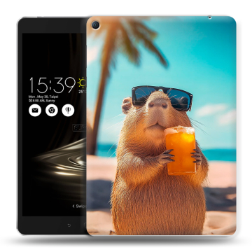 Силиконовый чехол на Asus ZenPad 3S 10 LTE с принтом Капибара