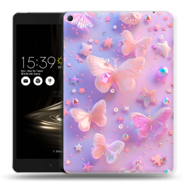 Силиконовый чехол на Asus ZenPad 3S 10 LTE с принтом Бабочки