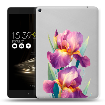 Силиконовый чехол на Asus ZenPad 3S 10 LTE с принтом Цветы орхидеи Силиконовый чехол на Asus ZenPad 3S 10 LTE с принтом Цветы орхидеи