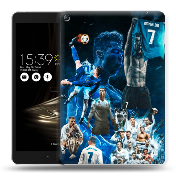 Силиконовый чехол на Asus ZenPad 3S 10 LTE с принтом Реал Роналдо