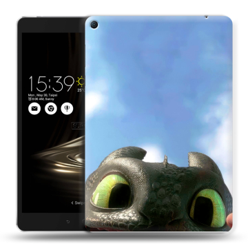 Силиконовый чехол на Asus ZenPad 3S 10 LTE с принтом Как приручить дракона