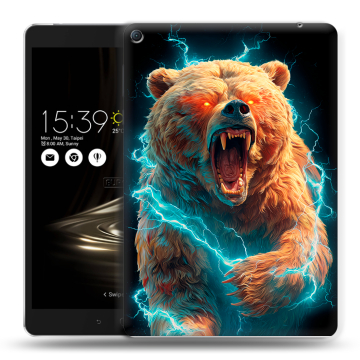 Силиконовый чехол на Asus ZenPad 3S 10 LTE с принтом Медведь Силиконовый чехол на Asus ZenPad 3S 10 LTE с принтом Медведь