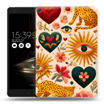 Силиконовый чехол на Asus ZenPad 3S 10 LTE с принтом Модный принт Силиконовый чехол на Asus ZenPad 3S 10 LTE с принтом Модный принт