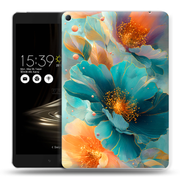 Силиконовый чехол на Asus ZenPad 3S 10 LTE с принтом Цветы Силиконовый чехол на Asus ZenPad 3S 10 LTE с принтом Цветы