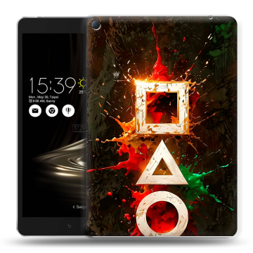 Силиконовый чехол на Asus ZenPad 3S 10 LTE с принтом Squid Game Игра кальмара