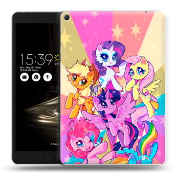 Силиконовый чехол на Asus ZenPad 3S 10 LTE с принтом My little pony Дружба чудо