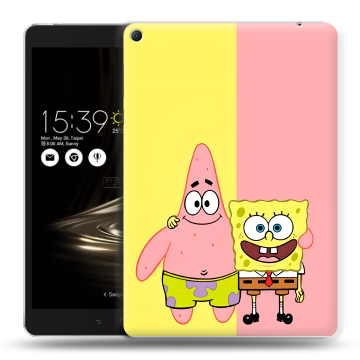 Силиконовый чехол на Asus ZenPad 3S 10 LTE с принтом Спанч боб Спанчбоб