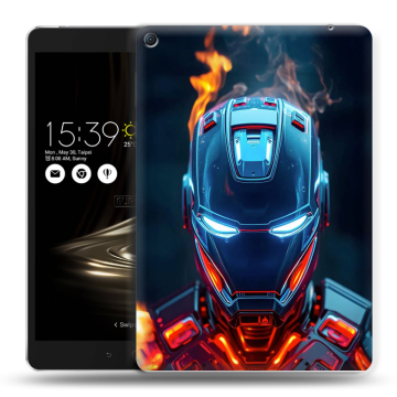 Силиконовый чехол на Asus ZenPad 3S 10 LTE с принтом IronMan Железный человек