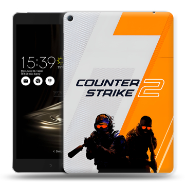 Силиконовый чехол на Asus ZenPad 3S 10 LTE с принтом Counter Strike