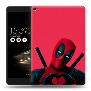 Силиконовый чехол на Asus ZenPad 3S 10 LTE с принтом Дедпул Deadpool