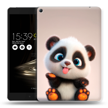 Силиконовый чехол на Asus ZenPad 3S 10 LTE с принтом милая панда
