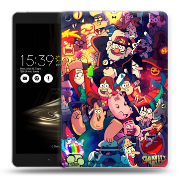 Силиконовый чехол на Asus ZenPad 3S 10 LTE с принтом Gravity Falls Гравити Фолз