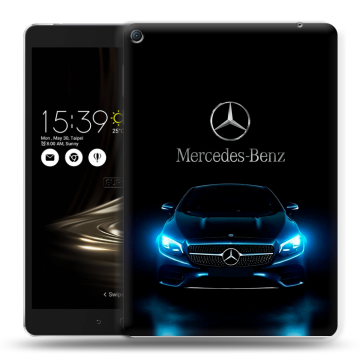 Силиконовый чехол на Asus ZenPad 3S 10 LTE с принтом Mercedes Мерседес