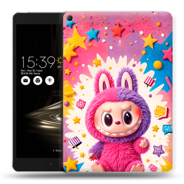 Силиконовый чехол на Asus ZenPad 3S 10 LTE с принтом Labubu Лабубу