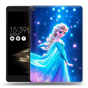 Силиконовый чехол на Asus ZenPad 3S 10 LTE с принтом Холодное сердце Frozen