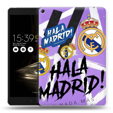 Силиконовый чехол на Asus ZenPad 3S 10 LTE с принтом Real Madrid Реал Мадрид