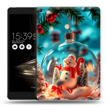Силиконовый чехол на Asus ZenPad 3S 10 LTE с принтом Новый год Силиконовый чехол на Asus ZenPad 3S 10 LTE с принтом Новый год