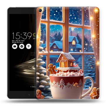 Силиконовый чехол на Asus ZenPad 3S 10 LTE с принтом Новый год Силиконовый чехол на Asus ZenPad 3S 10 LTE с принтом Новый год