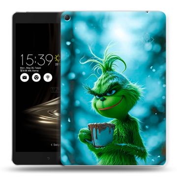 Силиконовый чехол на Asus ZenPad 3S 10 LTE с принтом Новый год гринч Силиконовый чехол на Asus ZenPad 3S 10 LTE с принтом Новый год гринч