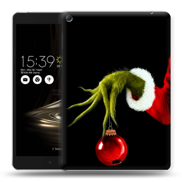 Силиконовый чехол на Asus ZenPad 3S 10 LTE с принтом Новый год Гринч Силиконовый чехол на Asus ZenPad 3S 10 LTE с принтом Новый год Гринч