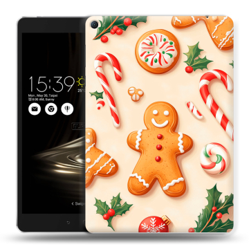 Силиконовый чехол на Asus ZenPad 3S 10 LTE с принтом Новый год Силиконовый чехол на Asus ZenPad 3S 10 LTE с принтом Новый год