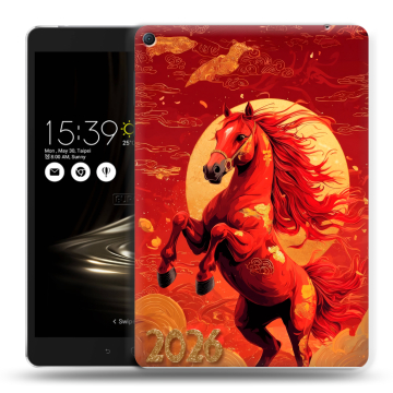 Силиконовый чехол на Asus ZenPad 3S 10 LTE с принтом Новый год Силиконовый чехол на Asus ZenPad 3S 10 LTE с принтом Новый год