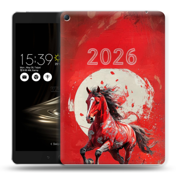 Силиконовый чехол на Asus ZenPad 3S 10 LTE с принтом Новый год Силиконовый чехол на Asus ZenPad 3S 10 LTE с принтом Новый год