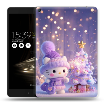 Силиконовый чехол на Asus ZenPad 3S 10 LTE с принтом Новый год Силиконовый чехол на Asus ZenPad 3S 10 LTE с принтом Новый год