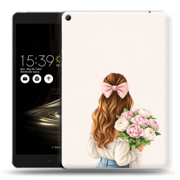 Силиконовый чехол на Asus ZenPad 3S 10 LTE с принтом женский