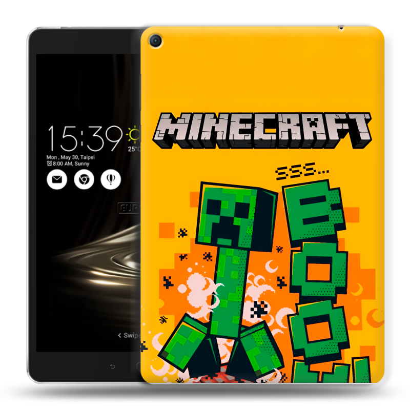 Силиконовый чехол на Asus ZenPad 3S 10 LTE с принтом Майнкрафт Minecraft Силиконовый чехол на Asus ZenPad 3S 10 LTE с принтом Майнкрафт Minecraft