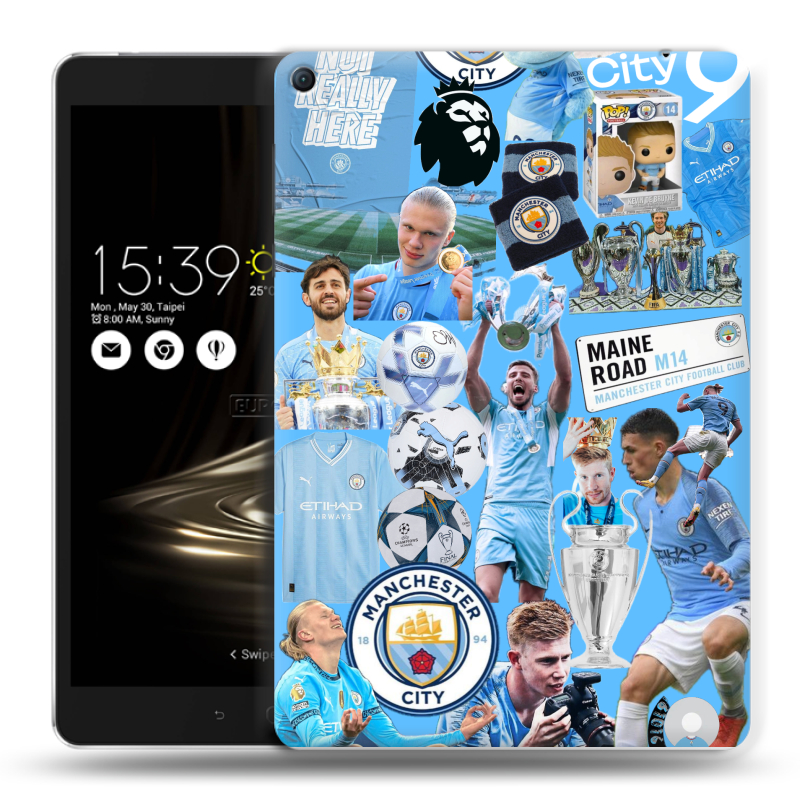 Силиконовый чехол на Asus ZenPad 3S 10 LTE с принтом Man City Манчестер Сити Силиконовый чехол на Asus ZenPad 3S 10 LTE с принтом Man City Манчестер Сити