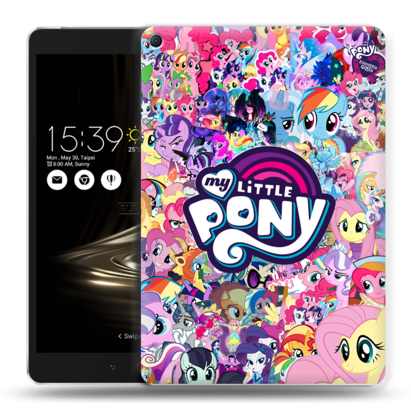 Силиконовый чехол на Asus ZenPad 3S 10 LTE с принтом My little pony Дружба чудо Силиконовый чехол на Asus ZenPad 3S 10 LTE с принтом My little pony Дружба чудо