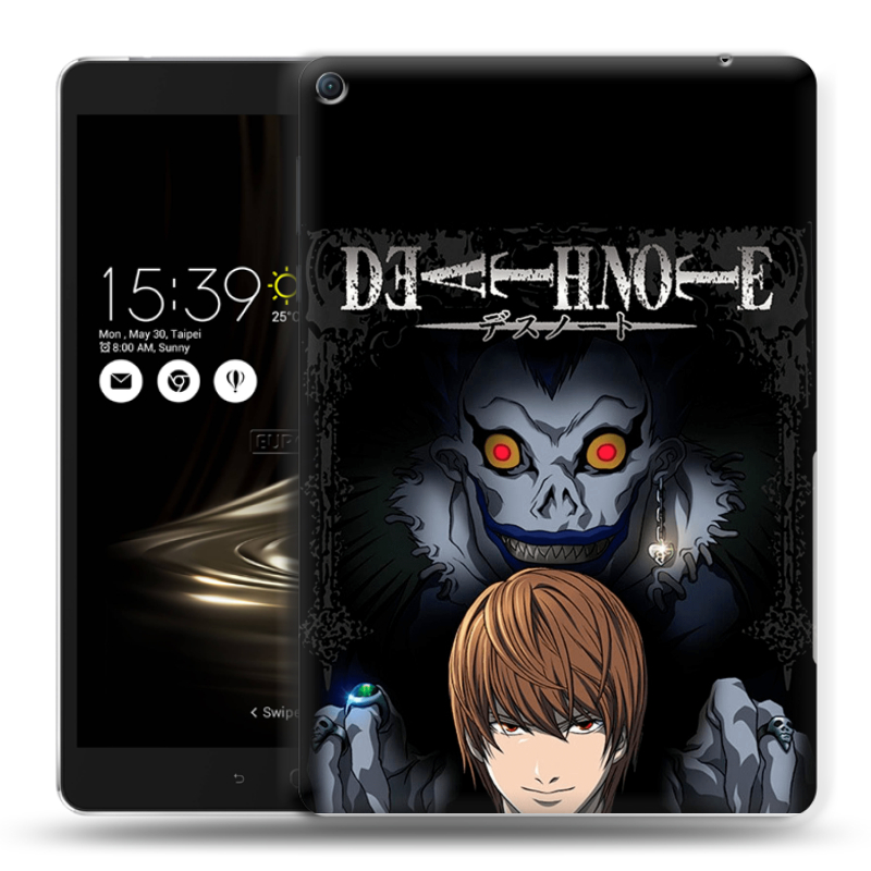 Силиконовый чехол на Asus ZenPad 3S 10 LTE с принтом Death note Тетрадь смерти Силиконовый чехол на Asus ZenPad 3S 10 LTE с принтом Death note Тетрадь смерти