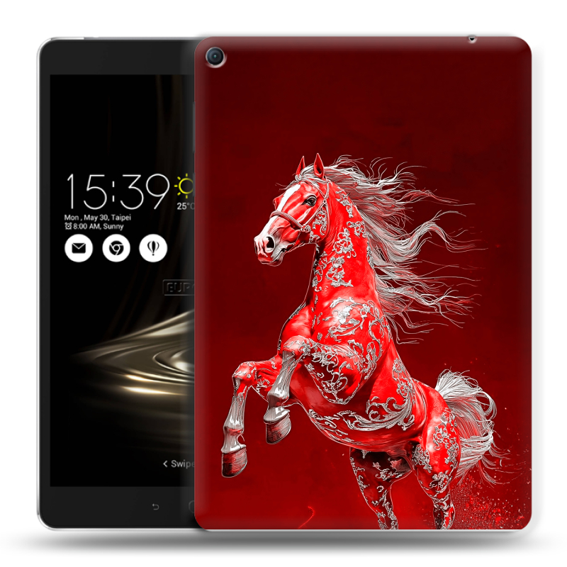 Силиконовый чехол на Asus ZenPad 3S 10 LTE с принтом Новый год Силиконовый чехол на Asus ZenPad 3S 10 LTE с принтом Новый год