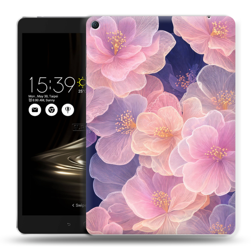 Силиконовый чехол на Asus ZenPad 3S 10 LTE с принтом женский Силиконовый чехол на Asus ZenPad 3S 10 LTE с принтом женский