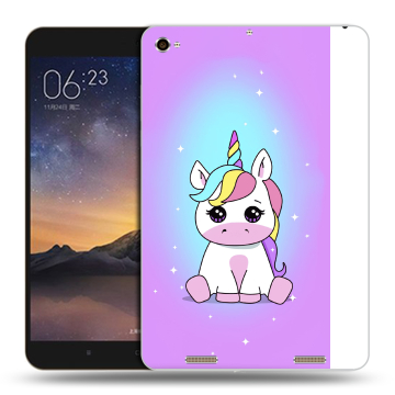 Силиконовый чехол на планшета Xiaomi MiPad 3 с принтом Единорог