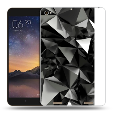 Силиконовый чехол на планшета Xiaomi MiPad 3 с принтом Черные кристаллы