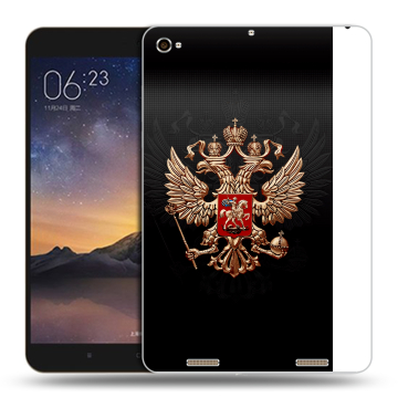 Силиконовый чехол на планшета Xiaomi MiPad 3 с принтом Герб России