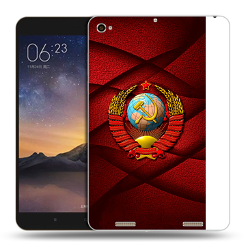 Силиконовый чехол на планшета Xiaomi MiPad 3 с принтом Герб СССР