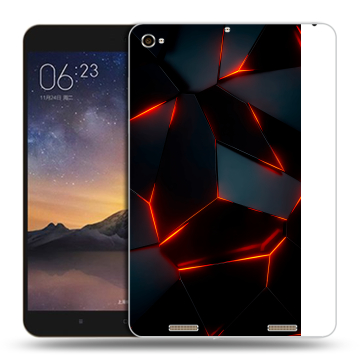 Силиконовый чехол на планшета Xiaomi MiPad 3 с принтом Яркие абстракции