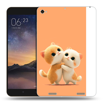Силиконовый чехол на планшета Xiaomi MiPad 3 с принтом Милые котики