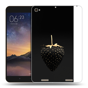 Силиконовый чехол на планшета Xiaomi MiPad 3 с принтом Черная клубника