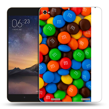 Силиконовый чехол на планшета Xiaomi MiPad 3 с принтом Конфеты
