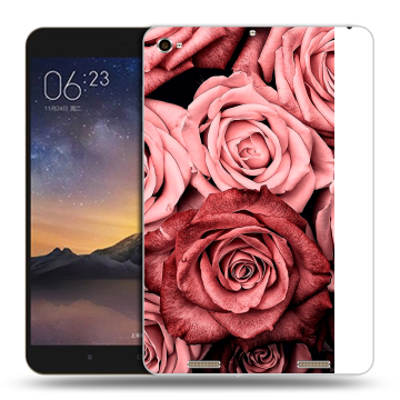 Силиконовый чехол на планшета Xiaomi MiPad 3 с принтом Цветы розы