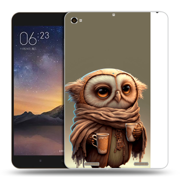 Силиконовый чехол на планшета Xiaomi MiPad 3 с принтом Сова