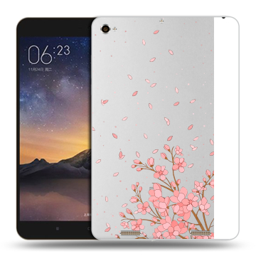 Силиконовый чехол на Xiaomi MiPad 3 с принтом Ветка сакуры Силиконовый чехол на Xiaomi MiPad 3 с принтом Ветка сакуры