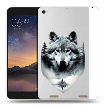 Силиконовый чехол на Xiaomi MiPad 3 с принтом Волк в лесу Силиконовый чехол на Xiaomi MiPad 3 с принтом Волк в лесу