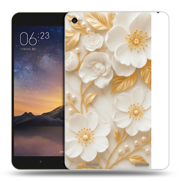 Силиконовый чехол на Xiaomi MiPad 3 с принтом Цветы Силиконовый чехол на Xiaomi MiPad 3 с принтом Цветы