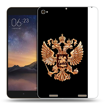 Силиконовый чехол на Xiaomi MiPad 3 с принтом Герб России золотой Силиконовый чехол на Xiaomi MiPad 3 с принтом Герб России золотой